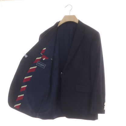 【中古】ダニエルクレミュ DANIEL CREMIEUX ウール 2B テーラードジャケット ネイビー【 XL位 】【 状態ランクB 】【 メンズ 】