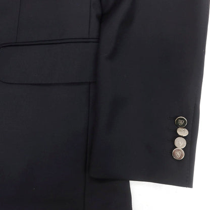 【中古】ダニエルクレミュ DANIEL CREMIEUX ウール 2B テーラードジャケット ネイビー【 XL位 】【 状態ランクB 】【 メンズ 】