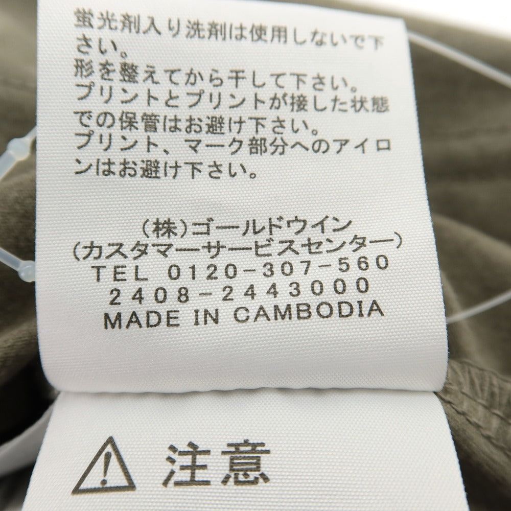 【中古】ザノースフェイス THE NORTH FACE FLASHDRY ポリエステル クルーネック 半袖Ｔシャツ グレイッシュオリーブ【サイズL】【 状態ランクC 】【 メンズ 】