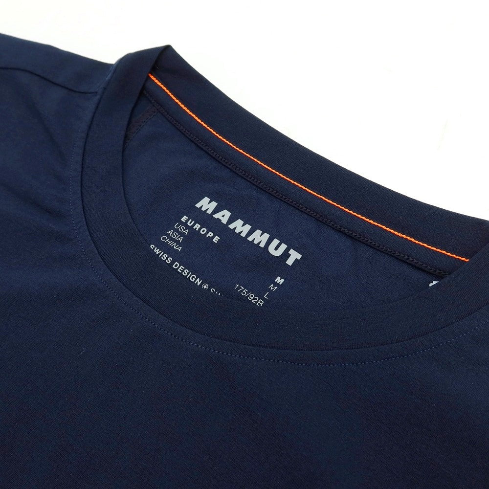 【中古】マムート Mammut ポリエステル ジャージー クルーネック 半袖Ｔシャツ ダークネイビー【サイズASIA L】【 状態ランクB 】【 メンズ 】