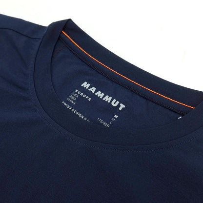 【中古】マムート Mammut ポリエステル ジャージー クルーネック 半袖Ｔシャツ ダークネイビー【サイズASIA L】【 状態ランクB 】【 メンズ 】
