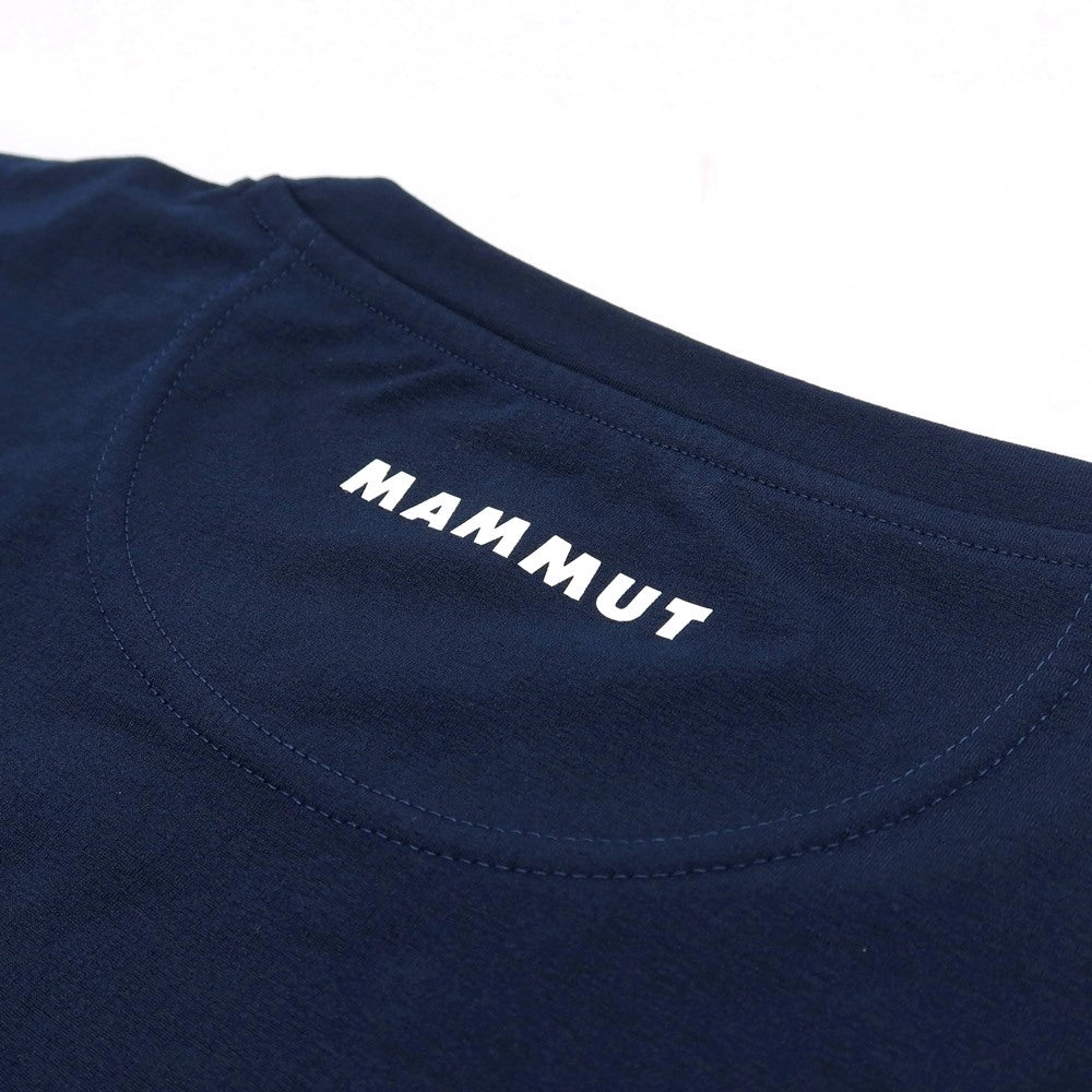 【中古】マムート Mammut ポリエステル ジャージー クルーネック 半袖Ｔシャツ ダークネイビー【サイズASIA L】【 状態ランクB 】【 メンズ 】