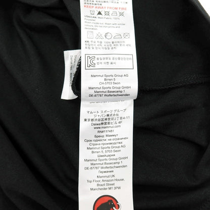 【SALE30%OFF/返品不可】【中古】マムート Mammut ポリエステル ジャージー クルーネック 半袖ポケットTシャツ ブラック【 サイズASIA L 】【 状態ランクB 】【 メンズ 】