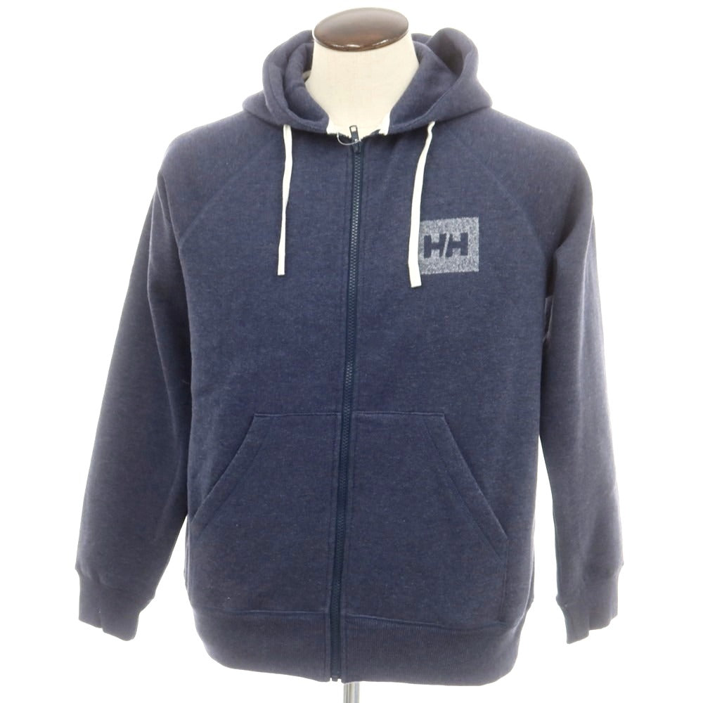 【中古】ヘリーハンセン HELLY HANSEN ポリエステルコットン スウェット パーカー 杢ネイビー【 L 】【 状態ランクB 】【 メンズ 】