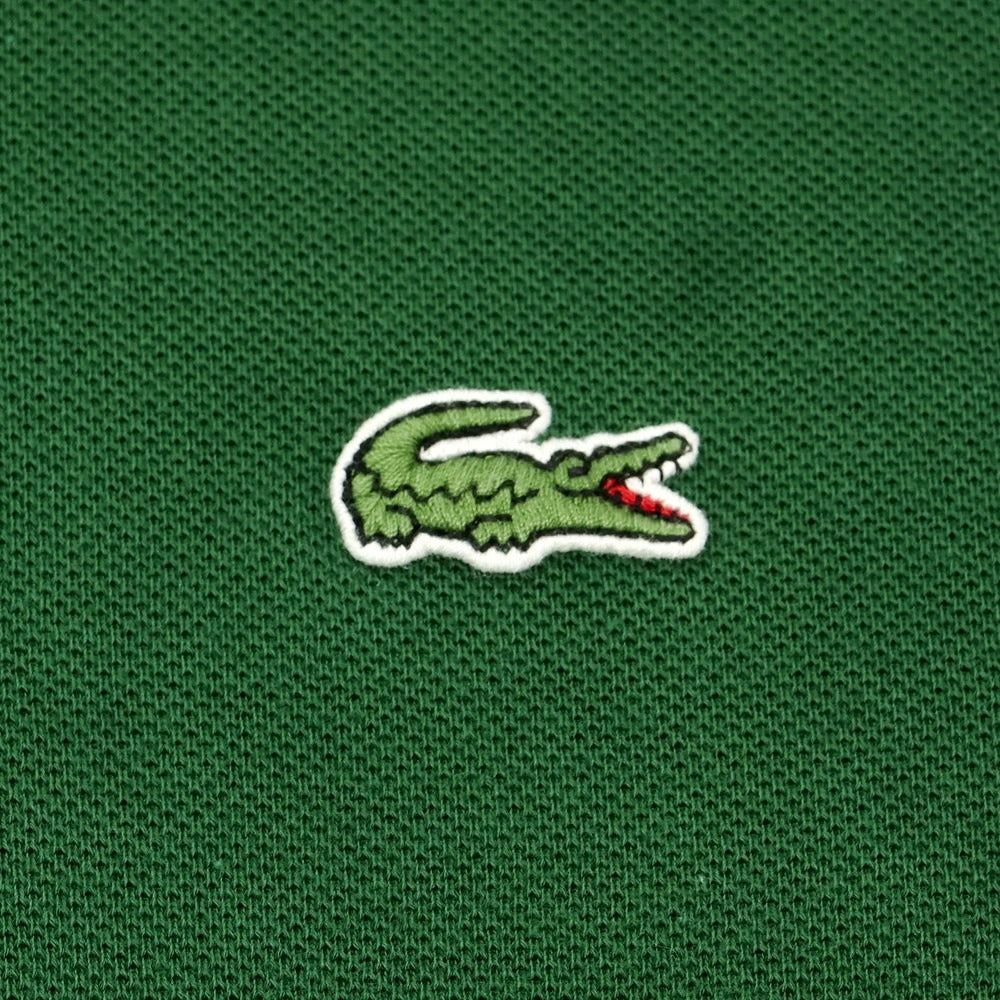 中古】ラコステ LACOSTE 鹿の子コットン 長袖ポロシャツ グリーン【 FR