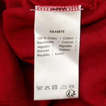 【中古】ラコステ LACOSTE 鹿の子コットン 長袖ポロシャツ マルーン【 FR 2 】【 状態ランクB 】【 メンズ 】