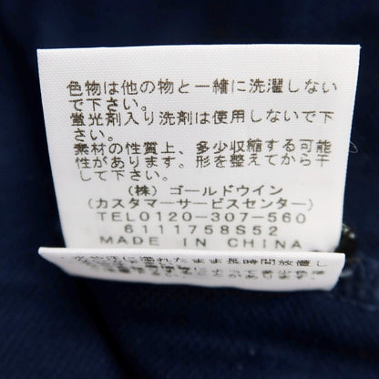 【SALE30%OFF/返品不可】【中古】ザノースフェイス THE NORTH FACE 鹿の子 コットン 半袖ポロシャツ ネイビー【 サイズL 】【 状態ランクB 】【 メンズ 】