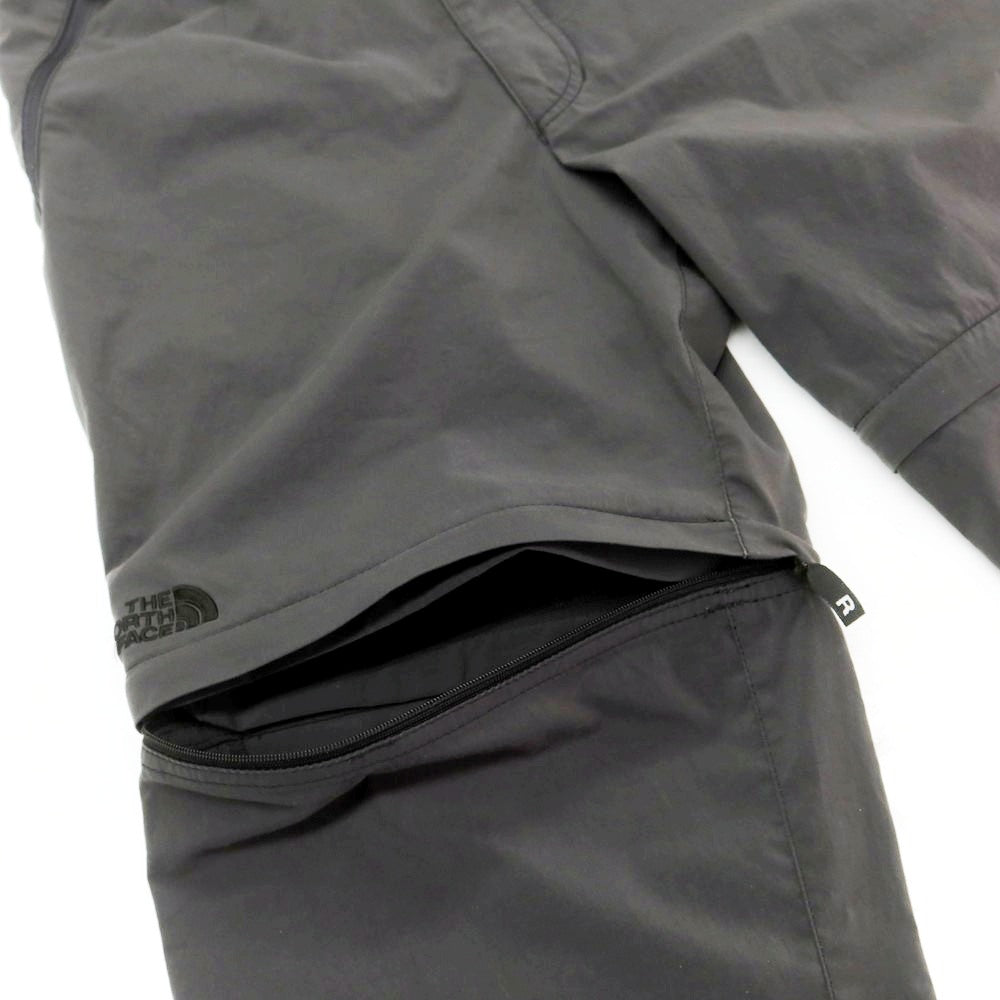 【中古】ザノースフェイス THE NORTH FACE 2WAY ポリエステル イージーパンツ グレー【 L 】【 状態ランクC 】【 メンズ 】
