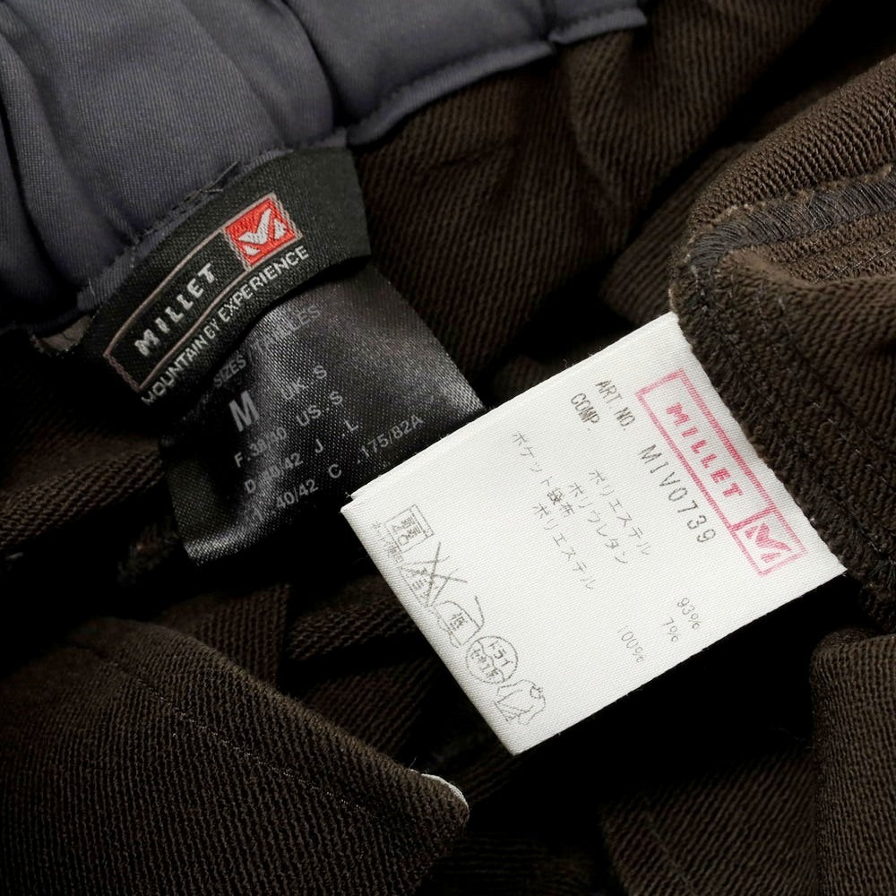 【中古】ミレー MILLET ストレッチ ポリエステル イージーパンツ グレーカーキ【サイズM (JPN:L)】【 状態ランクC 】【 メンズ 】 [CPD]
