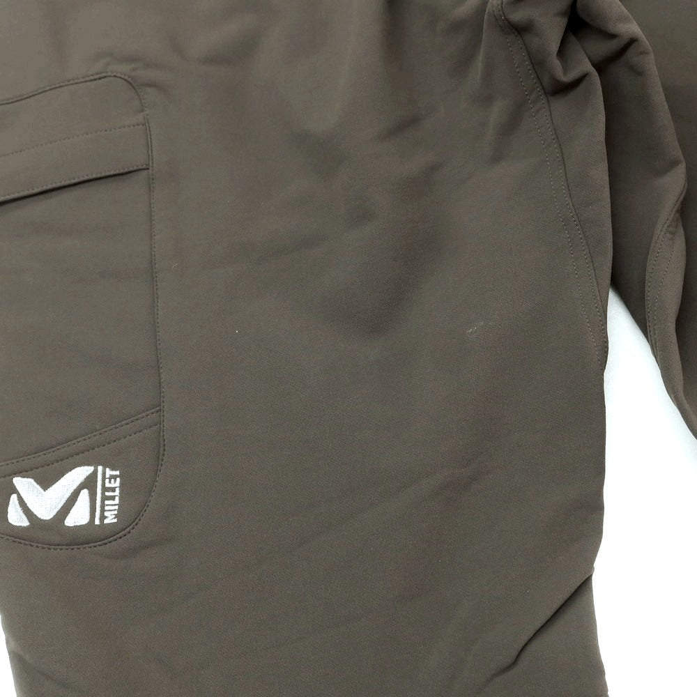 【中古】ミレー MILLET ストレッチ ポリエステル イージーパンツ グレーカーキ【サイズM (JPN:L)】【 状態ランクC 】【 メンズ 】 [CPD]
