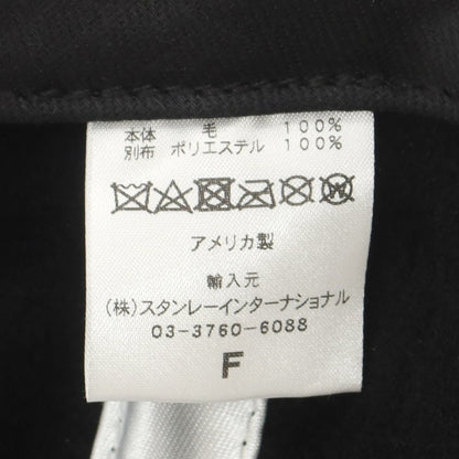 【中古】エベッツフィールドフランネルズ EBBETS FIELD FLANNEL ウール ベースボールキャップ ブラック【 F 】【 状態ランクB 】【 メンズ 】