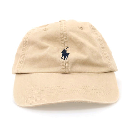 【中古】ポロ ラルフローレン Polo Ralph Lauren コットン ベースボールキャップ ベージュ【 表記なし 】【 状態ランクB 】【 メンズ 】