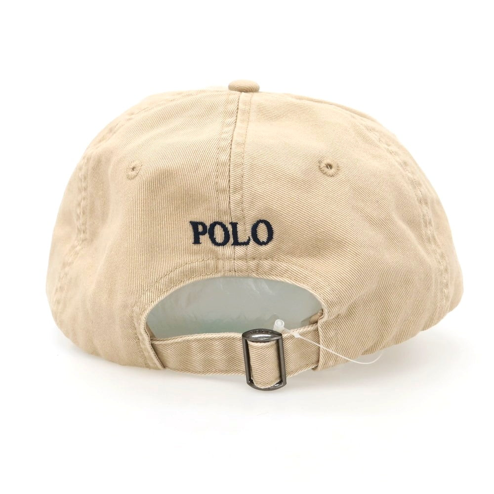 【中古】ポロ ラルフローレン Polo Ralph Lauren コットン ベースボールキャップ ベージュ【 表記なし 】【 状態ランクB 】【 メンズ 】