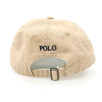 【中古】ポロ ラルフローレン Polo Ralph Lauren コットン ベースボールキャップ ベージュ【 表記なし 】【 状態ランクB 】【 メンズ 】