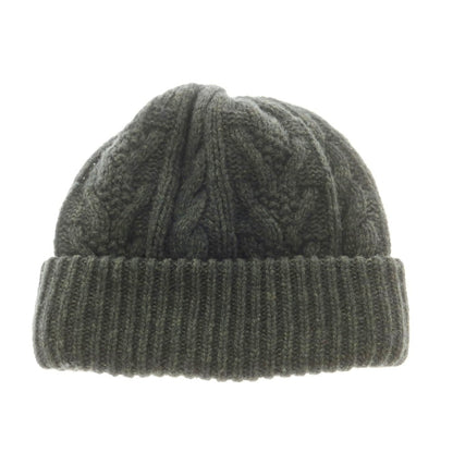 【中古】マッキントッシュフィロソフィー MACKINTOSH PHILOSOPHY ウールナイロン ニットキャップ グリーン【 表記なし 】【 状態ランクB 】【 メンズ 】