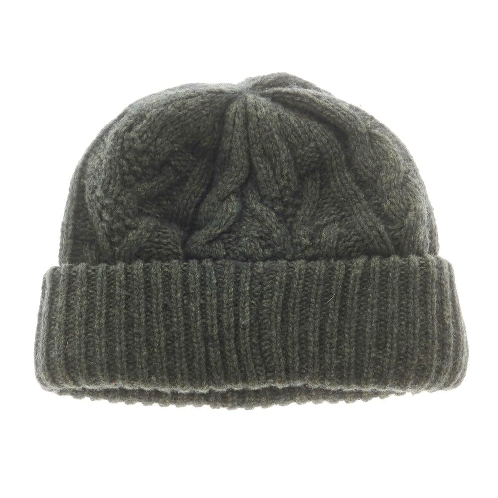 【中古】マッキントッシュフィロソフィー MACKINTOSH PHILOSOPHY ウールナイロン ニットキャップ グリーン【 表記なし 】【 状態ランクB 】【 メンズ 】