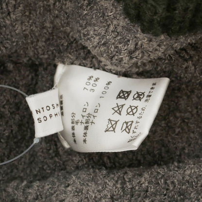 【中古】マッキントッシュフィロソフィー MACKINTOSH PHILOSOPHY ウールナイロン ニットキャップ グリーン【 表記なし 】【 状態ランクB 】【 メンズ 】