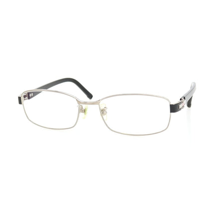 【中古】トゥミ TUMI フルリム メガネ シルバーxブラック【サイズ55□17 145】【 状態ランクC 】【 メンズ 】