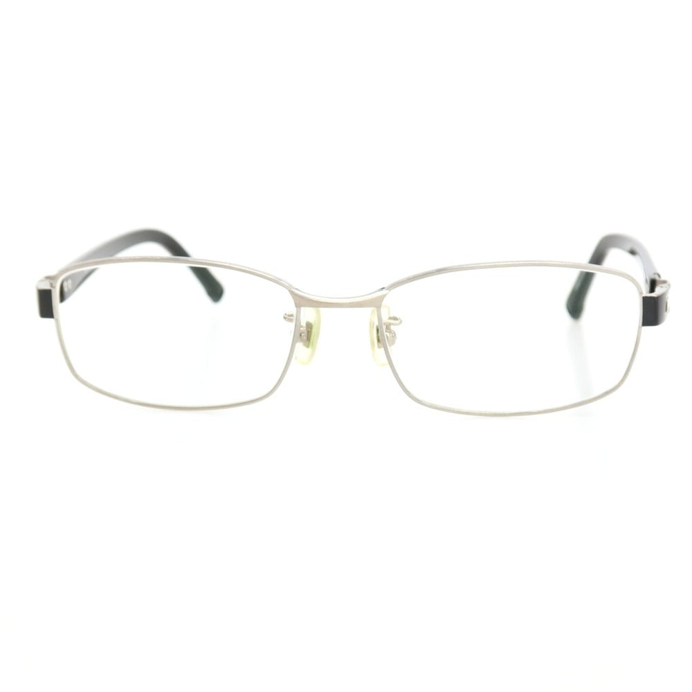 【中古】トゥミ TUMI フルリム メガネ シルバーxブラック【サイズ55□17 145】【 状態ランクC 】【 メンズ 】