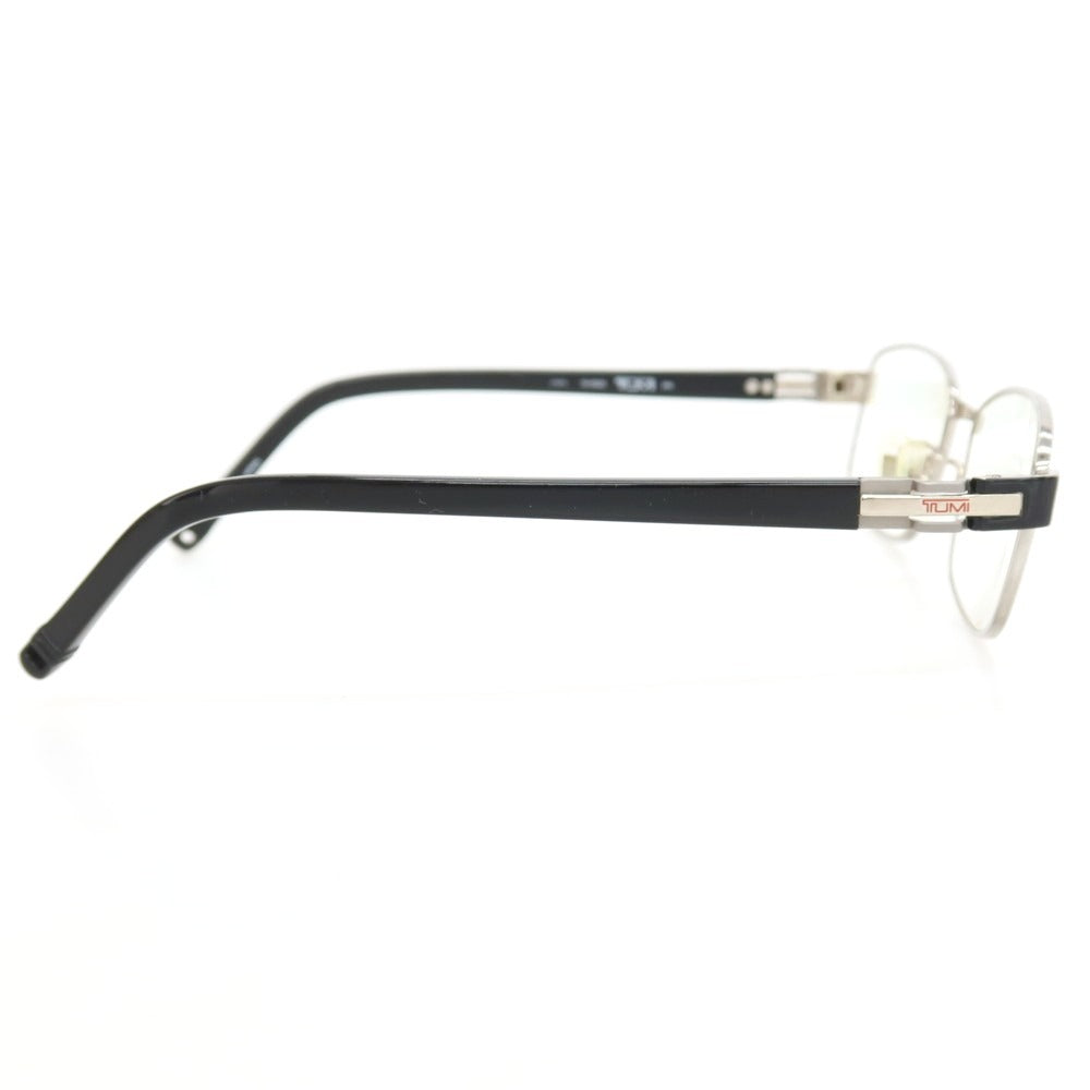 【中古】トゥミ TUMI フルリム メガネ シルバーxブラック【サイズ55□17 145】【 状態ランクC 】【 メンズ 】
