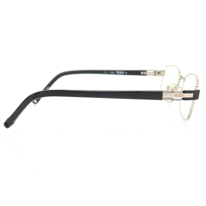 【中古】トゥミ TUMI フルリム メガネ シルバーxブラック【サイズ55□17 145】【 状態ランクC 】【 メンズ 】