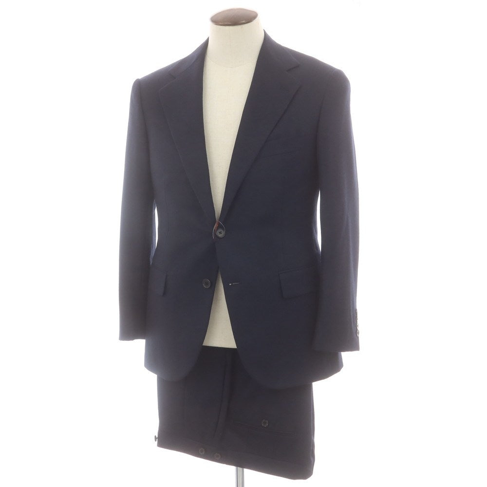 【中古】【未使用】ユナイテッドアローズ UNITED ARROWS ウール 2つボタンスーツ ネイビー【 50 】【 状態ランクS 】【 メンズ 】