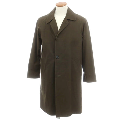 【中古】ピーエス ポールスミス PS Paul Smith ツイルコットン ステンカラーコート ダークオリーブ【 M 】【 状態ランクB 】【 メンズ 】