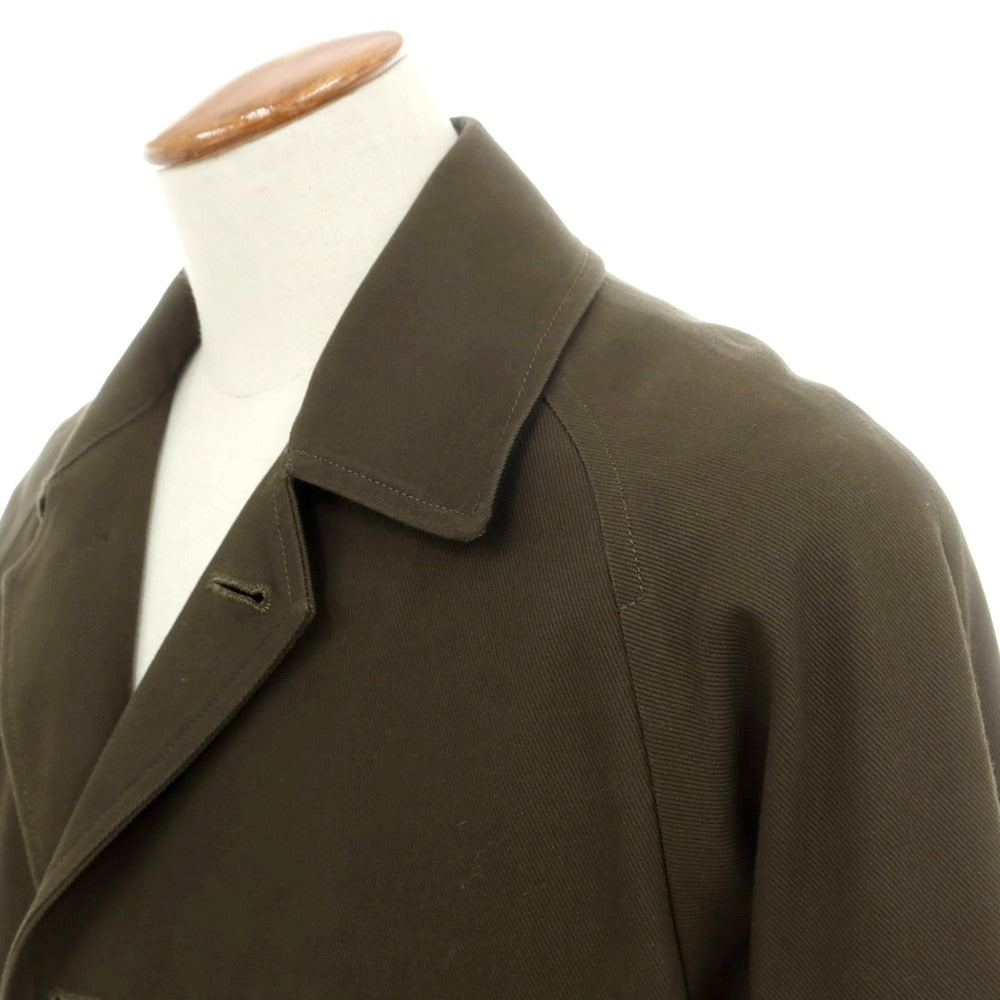 【中古】ピーエス ポールスミス PS Paul Smith ツイルコットン ステンカラーコート ダークオリーブ【サイズM】【 状態ランクB 】【 メンズ 】 [EPD]