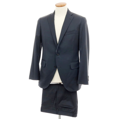 【中古】ユニバーサルランゲージ UNIVERSAL LANGUAGE ウール 2つボタンスーツ ダーククールグレー【サイズ170cm-6Drop】【 状態ランクB 】【 メンズ 】