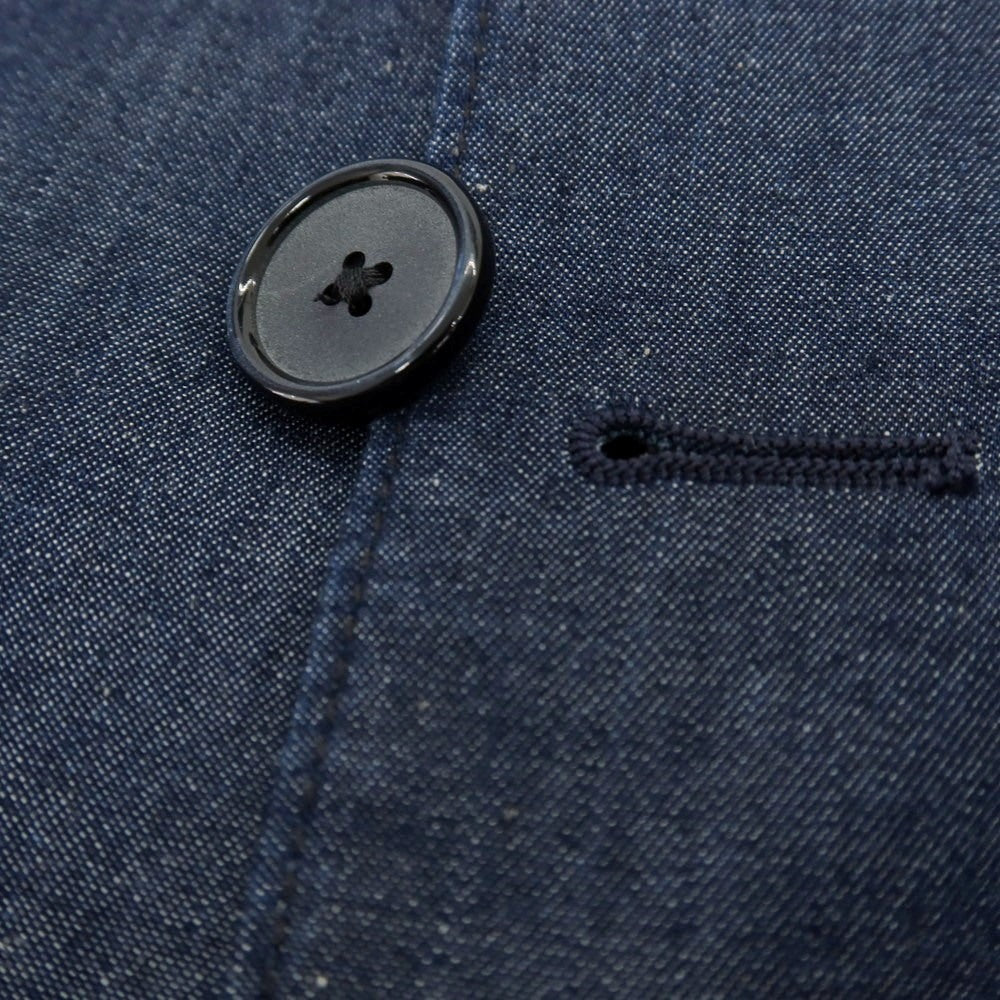 【中古】タリアトーレ TAGLIATORE コットン デニム 2B テーラードジャケット ネイビー【 44 】【 状態ランクB 】【 メンズ 】