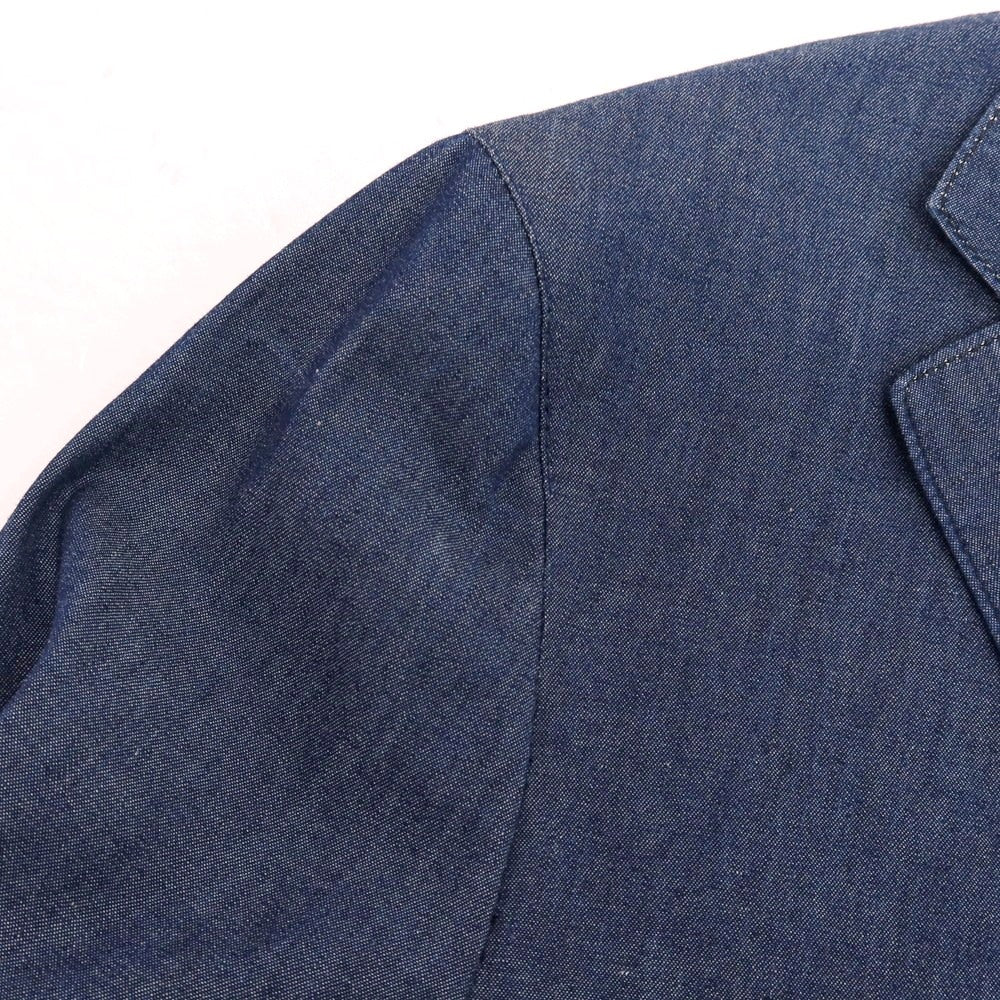 【中古】タリアトーレ TAGLIATORE コットン デニム 2B テーラードジャケット ネイビー【 44 】【 状態ランクB 】【 メンズ 】