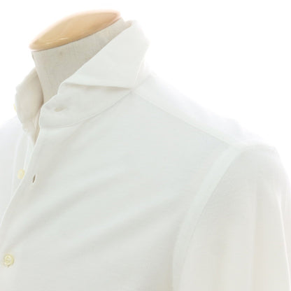 【中古】ギローバー GUY ROVER コットン 鹿の子 カッタウェイ カジュアルシャツ ホワイト【 S 】【 状態ランクC 】【 メンズ 】