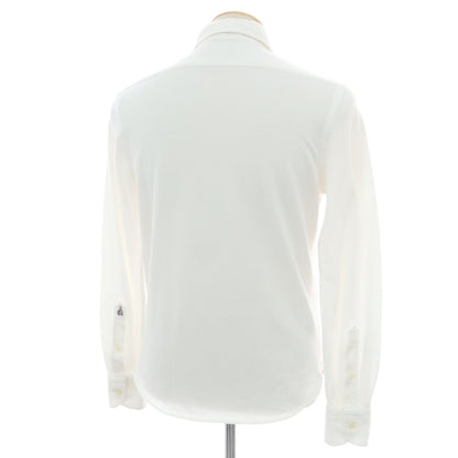 【中古】ギローバー GUY ROVER コットン 鹿の子 カッタウェイ カジュアルシャツ ホワイト【 S 】【 状態ランクC 】【 メンズ 】