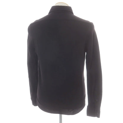 【中古】ギローバー GUY ROVER コットン 鹿の子 カッタウェイ カジュアルシャツ ブラック【 S 】【 状態ランクC 】【 メンズ 】