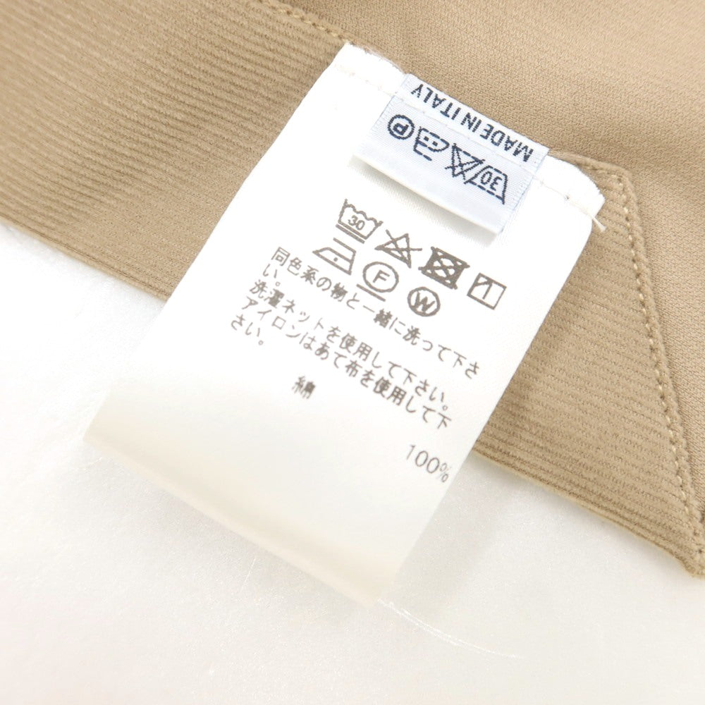 【中古】ボリエッロ BORRIELLO コットン 細畝コーデュロイ ワイドカラー カジュアルシャツ ベージュ【 38 】【 状態ランクB 】【 メンズ 】