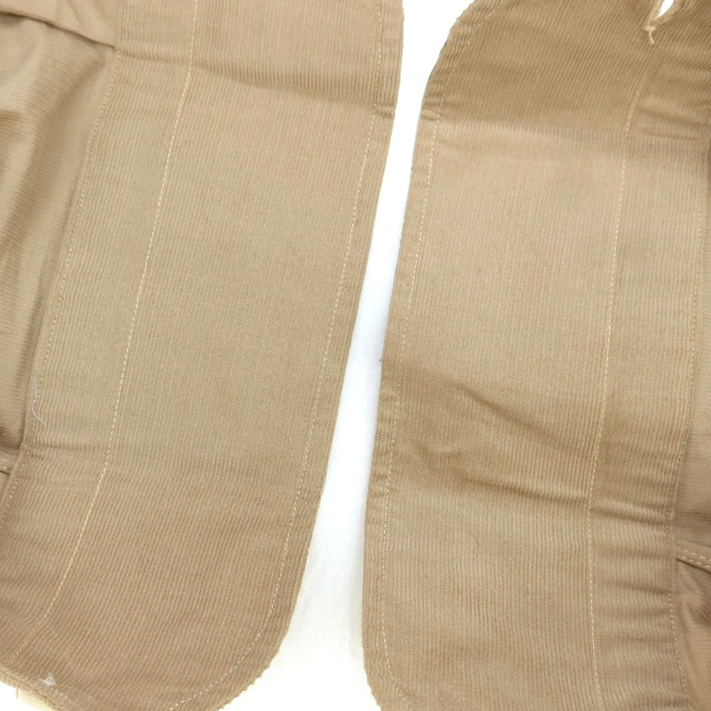 【中古】ボリエッロ BORRIELLO コットン 細畝コーデュロイ ワイドカラー カジュアルシャツ ベージュ【 38 】【 状態ランクB 】【 メンズ 】