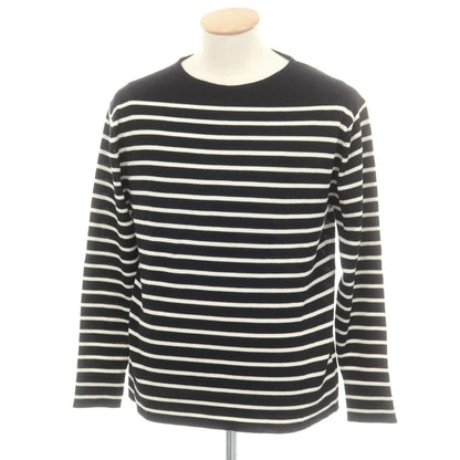 【中古】ジム gim ハイゲージウール プルオーバーニット ブラックxオフホワイト【 M 】【 状態ランクB 】【 メンズ 】