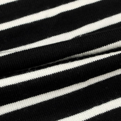 【中古】ジム gim ハイゲージウール プルオーバーニット ブラックxオフホワイト【 M 】【 状態ランクB 】【 メンズ 】