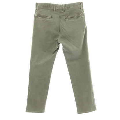 【中古】インコテックス スラックス INCOTEX SLACKS ストレッチ コットン カジュアルスラックスパンツ オリーブ【サイズ29】【 状態ランクC 】【 メンズ 】