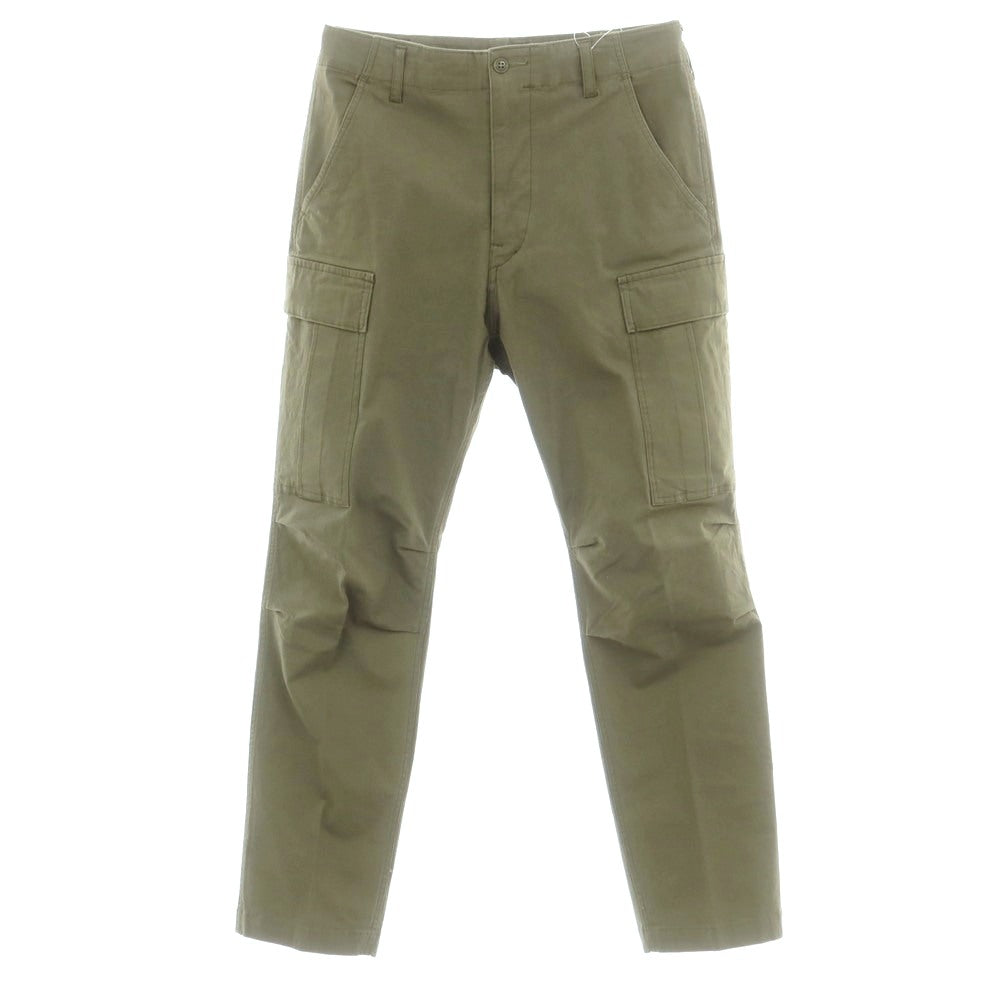 【中古】サージュデクレ sage de cret ストレッチ コットン カーゴパンツ オリーブ【サイズS】【 状態ランクB 】【 メンズ 】 [EPD]