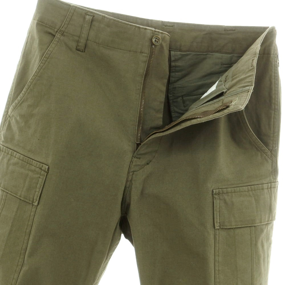 【中古】サージュデクレ sage de cret ストレッチ コットン カーゴパンツ オリーブ【サイズS】【 状態ランクB 】【 メンズ 】 [EPD]