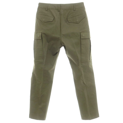 【中古】サージュデクレ sage de cret ストレッチ コットン カーゴパンツ オリーブ【サイズS】【 状態ランクB 】【 メンズ 】 [EPD]