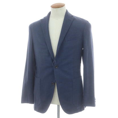 【中古】ボリオリ BOGLIOLI DOVER ウール 3B テーラードジャケット ライトネイビー【 46 】【 状態ランクB 】【 メンズ 】