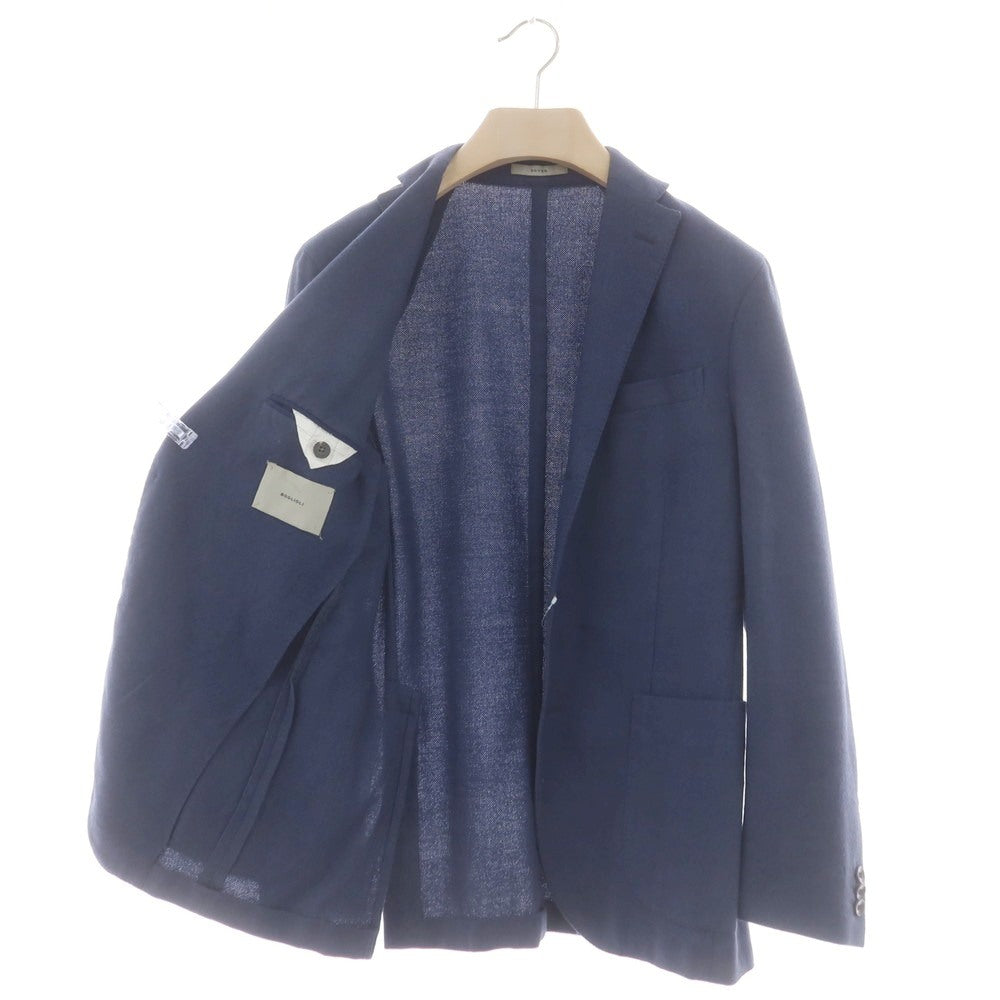 【中古】ボリオリ BOGLIOLI DOVER ウール 3B テーラードジャケット ライトネイビー【 46 】【 状態ランクB 】【 メンズ 】