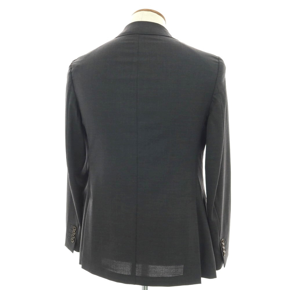 【中古】イレブンティ eleventy ストレッチ ウール 2B テーラードジャケット ダークグレー【 46 】【 状態ランクB 】【 メンズ 】