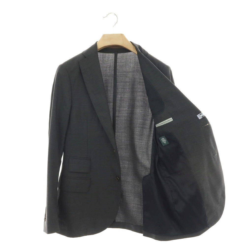 【中古】イレブンティ eleventy ストレッチ ウール 2B テーラードジャケット ダークグレー【 サイズ46 】【 状態ランクB 】【 メンズ 】 [DPD]