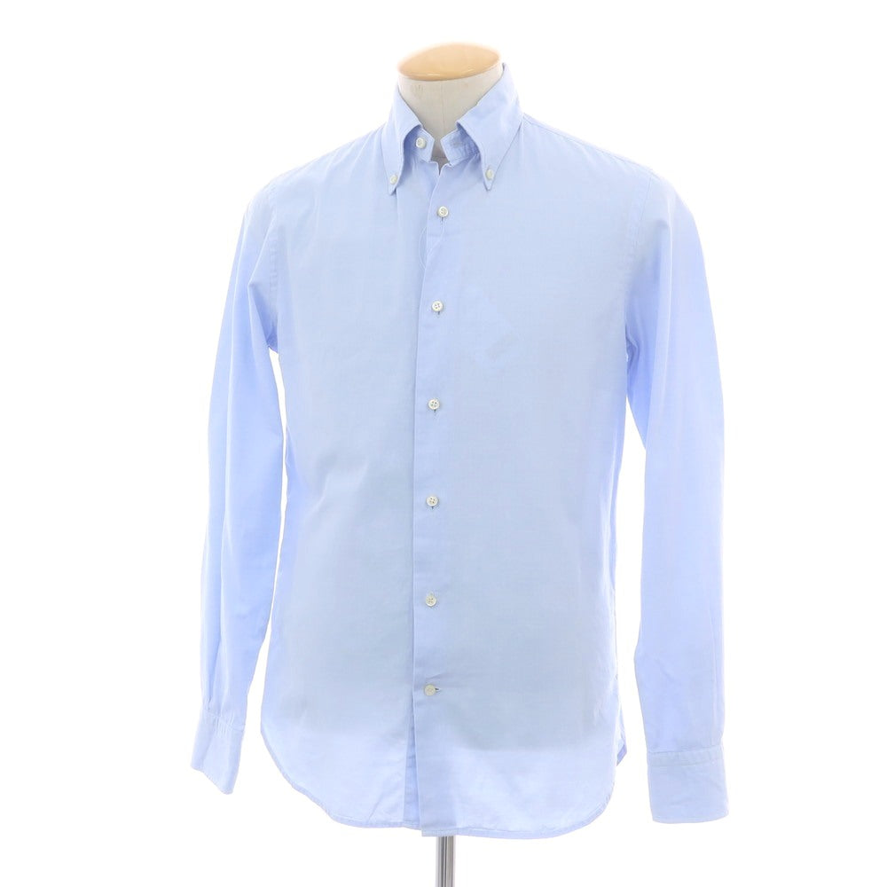 【中古】ギローバー GUY ROVER コットン ボタンダウン ドレスシャツ ライトブルー【 38 】【 状態ランクC 】【 メンズ 】