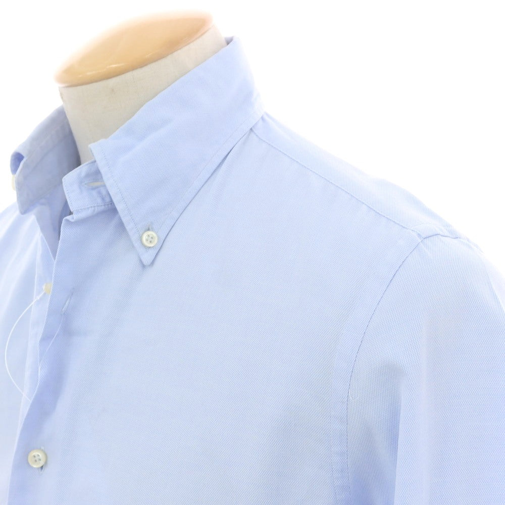 【中古】ギローバー GUY ROVER コットン ボタンダウン ドレスシャツ ライトブルー【 38 】【 状態ランクC 】【 メンズ 】
