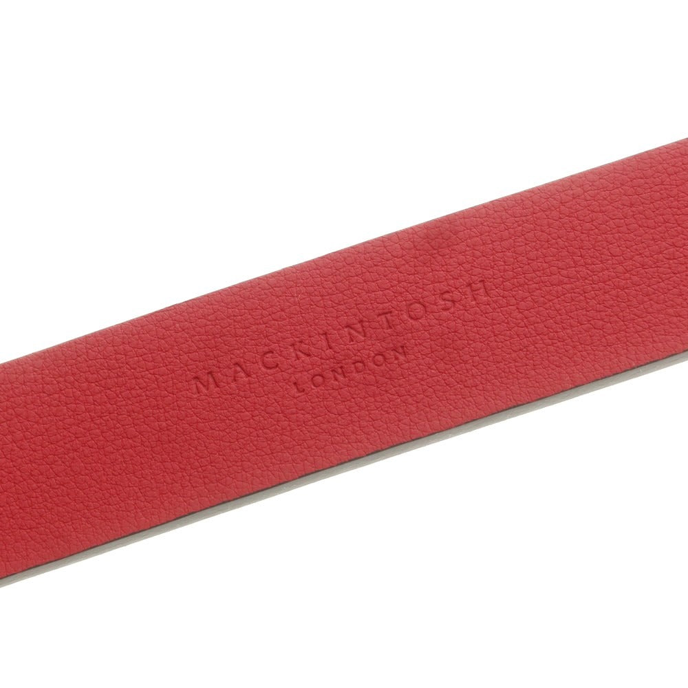 【中古】【未使用】マッキントッシュ ロンドン MACKINTOSH LONDON レザー ベルト ダークブラウン【 表記なし（FREE） 】【 状態ランクS 】【 メンズ 】