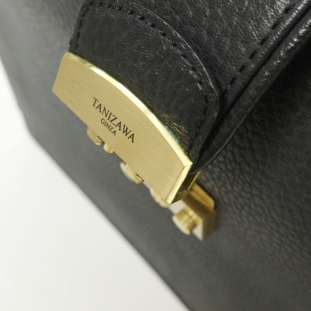 【中古】銀座タニザワ Ginza Tanizawa ダレスバッグ ブラック【 状態ランクB 】【 メンズ 】